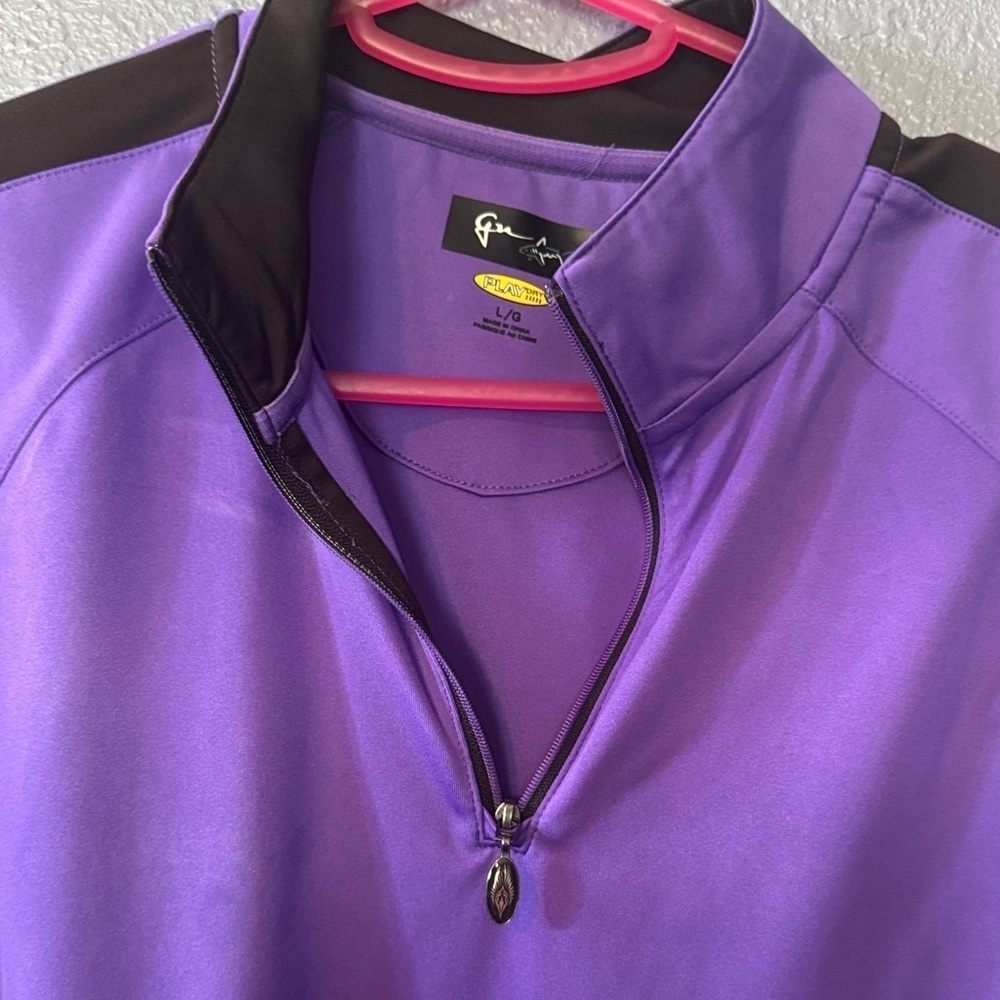 Women's Purple Polo Shirt - Picture 2 of 5